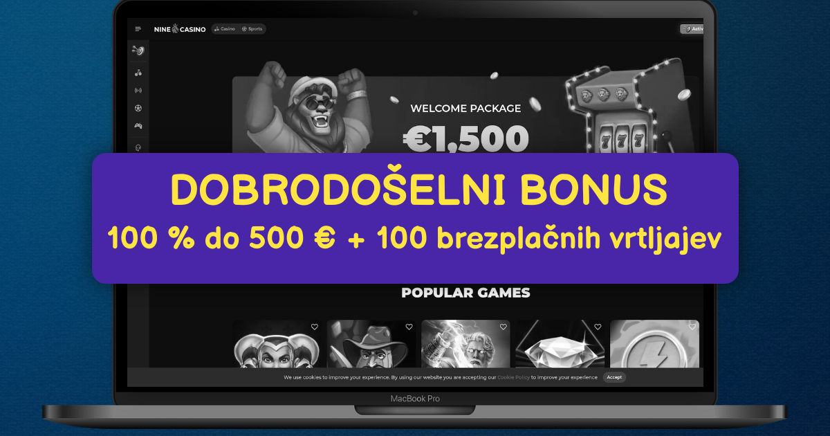 Nine Casino banner